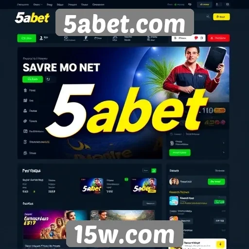 Novidades no design do site 5abet.com